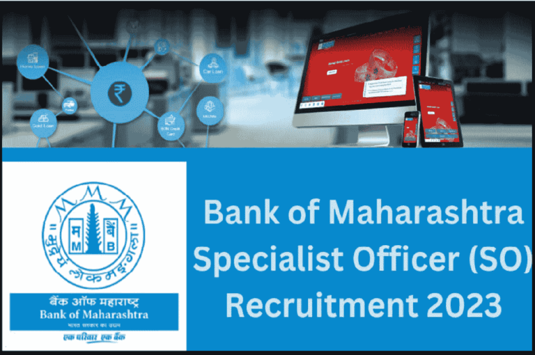 Bank Of Maharashtra SO Recruitment 2023