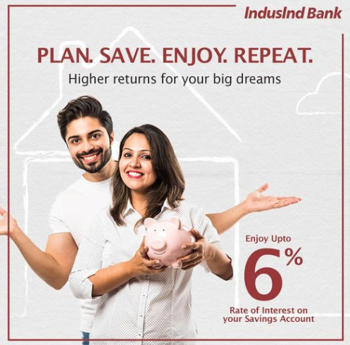 IndusInd Bank Zero Balance Savings Account