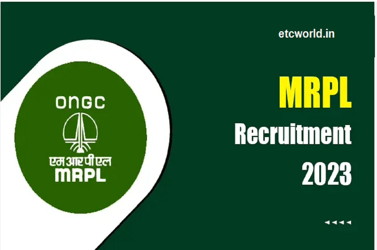 MRPL Recruitment 2023