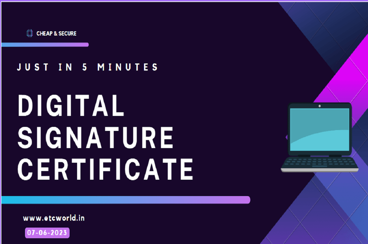 Digital Signature Certificate (DSC) Online