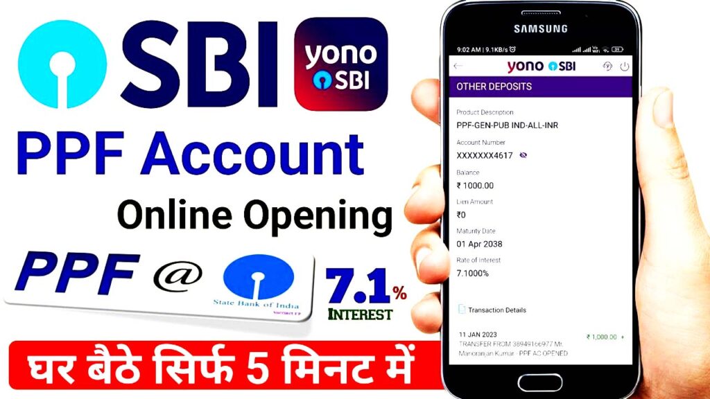 SBI Bank PPF Account Opening
