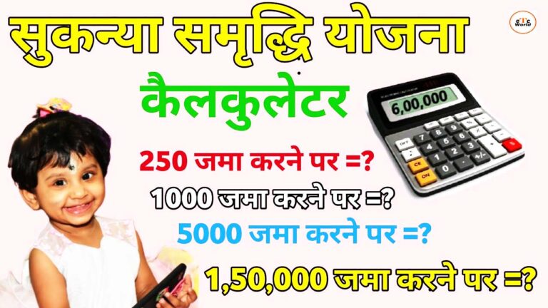 Sukanyà Samriddhi Yojana Calculator
