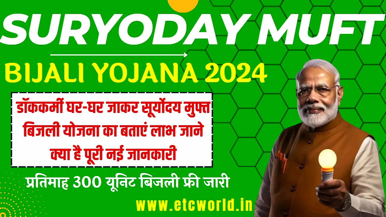 Suryoday Muft Bijali Yojana 2024