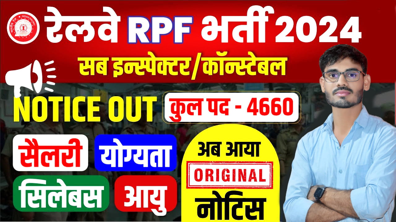 RPF Bharti Notification 2024